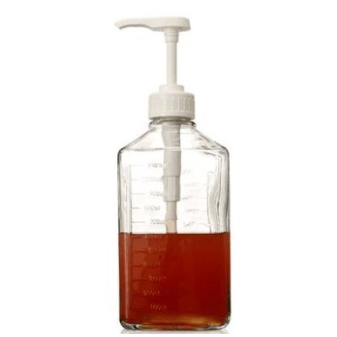 Coffee syrup glass dispenser 1100ml / 10ml