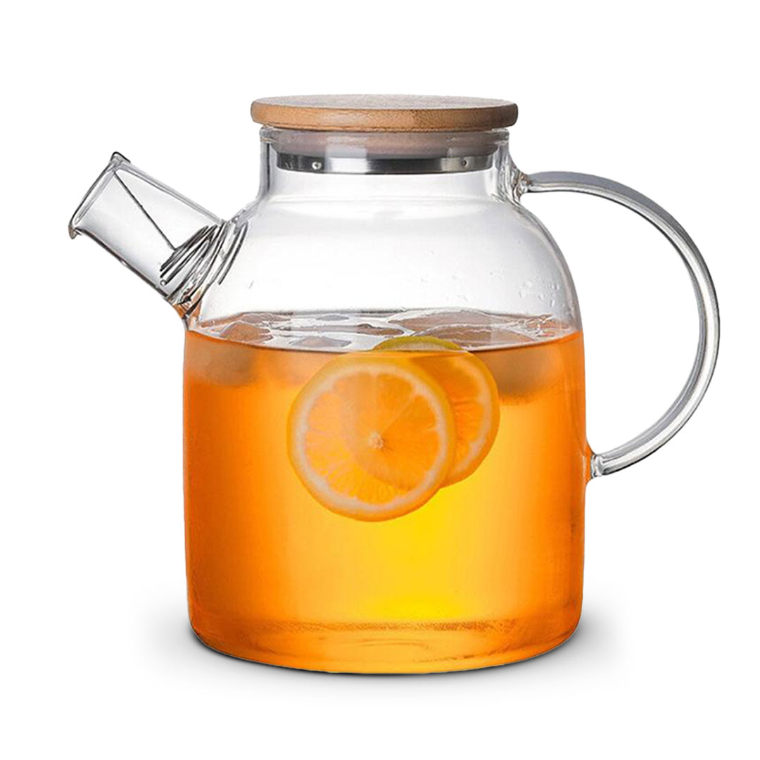 Coffee tea herbal drinks glass pot 1800ml