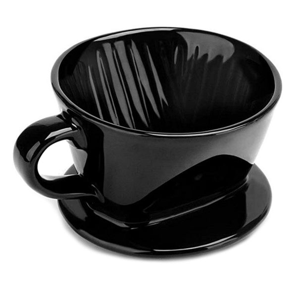 Coffee ceramic dripper 2-4 cups u102 black