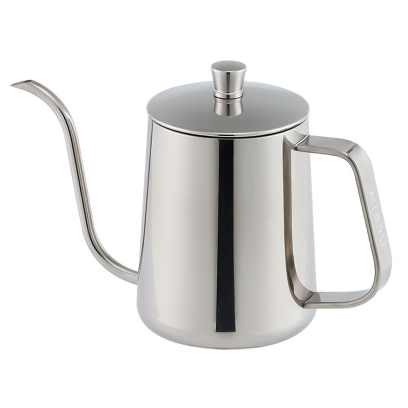 Coffee drip pot 600ml w/lid silver