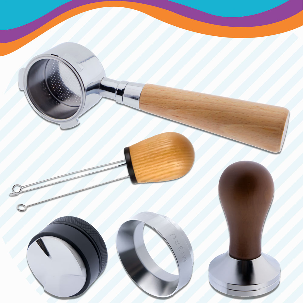 مجموعة الاسبريسو الاحترافية  لمكائن ديلونجي و شبيهاتها مقاس 51 مم-KR012001