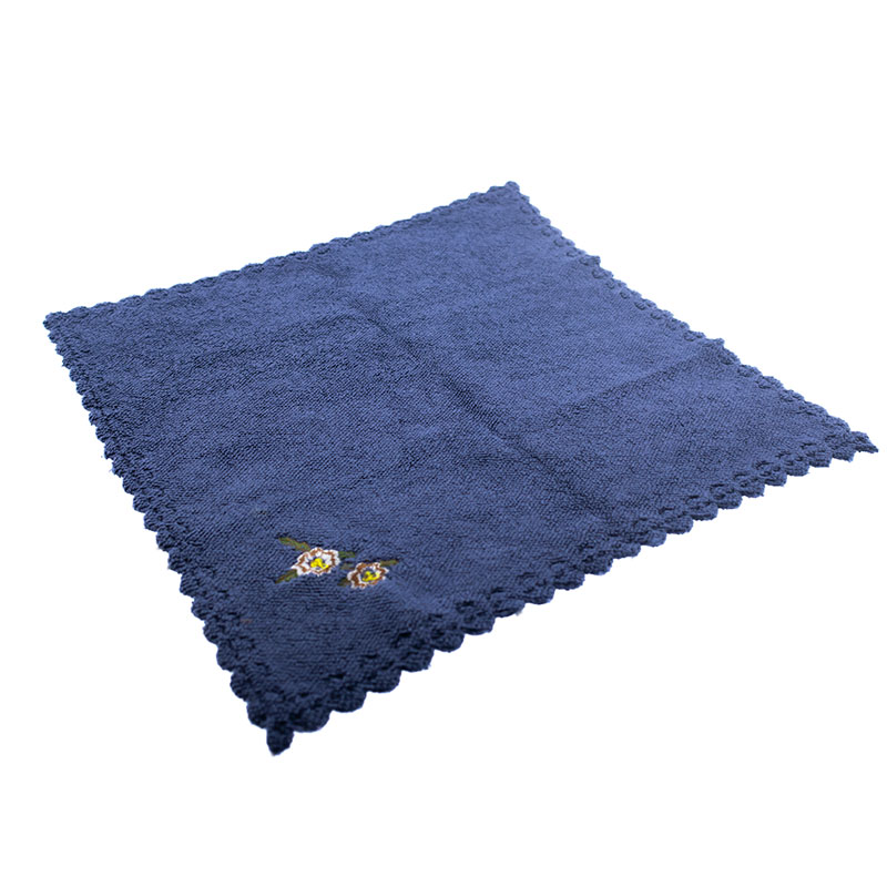 Coffee towel microfiber f396 blue