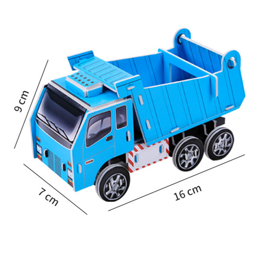 3d puzzle game truck 