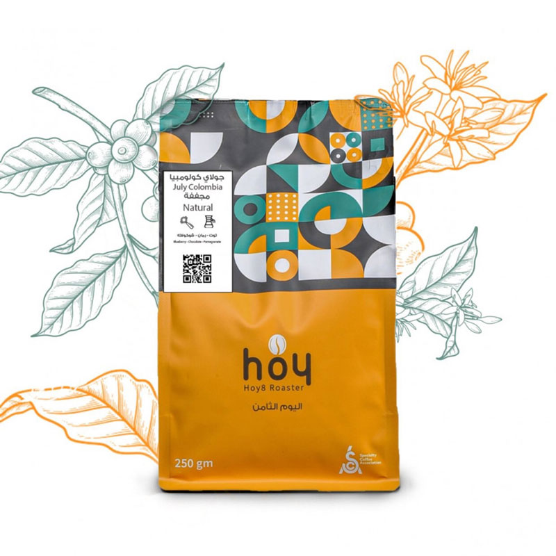 COFFEE BEAN HOY8 ROASTER JULY COLOMBIA 250G-KR012400