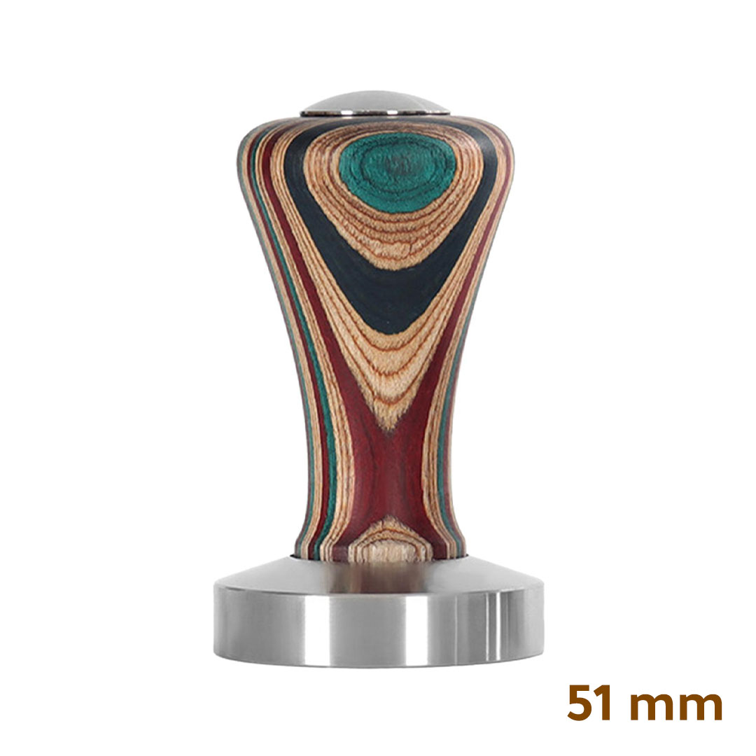  Coffee tamper color wood 51mm-KR012473