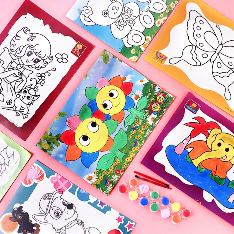 Art coloring picture for kids-KR012522