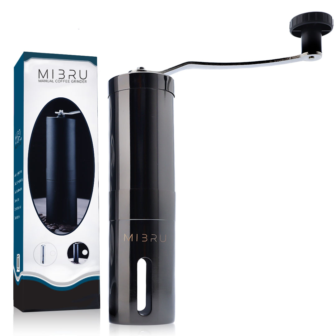 Coffee manual grinder gloss black-KR012525