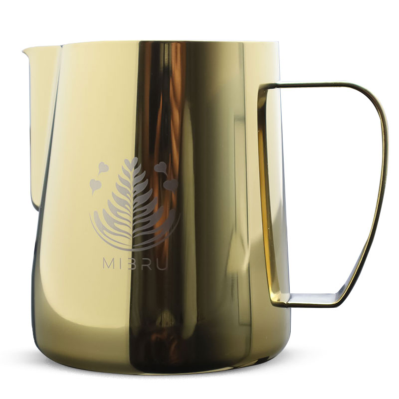 Coffee milk froathing pitcher 600ml gold from MIBRU