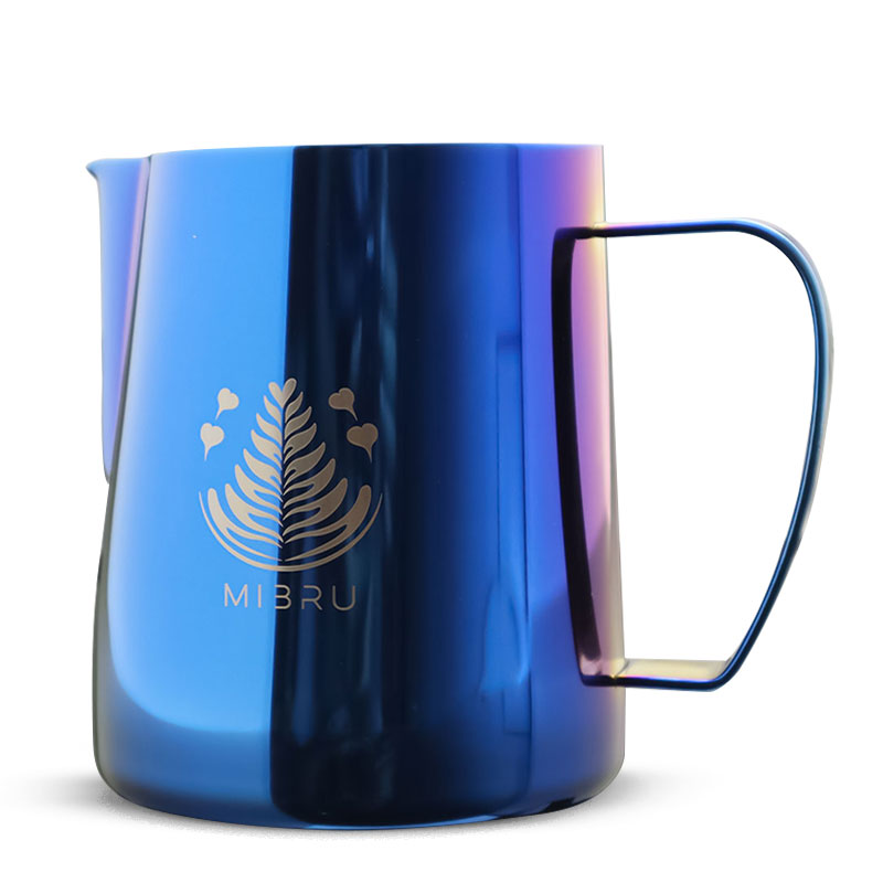 Coffee milk froathing pitcher 600ml blue from MIBRU