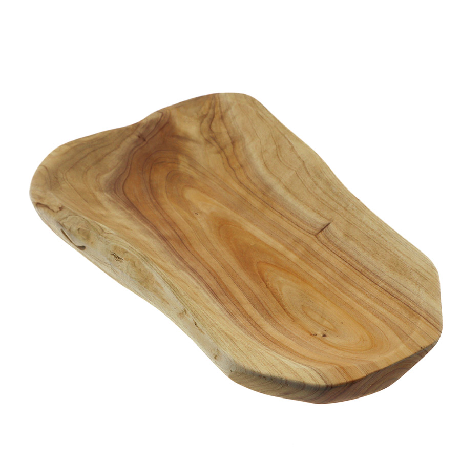 Coffee olive wood serving tray 30x20