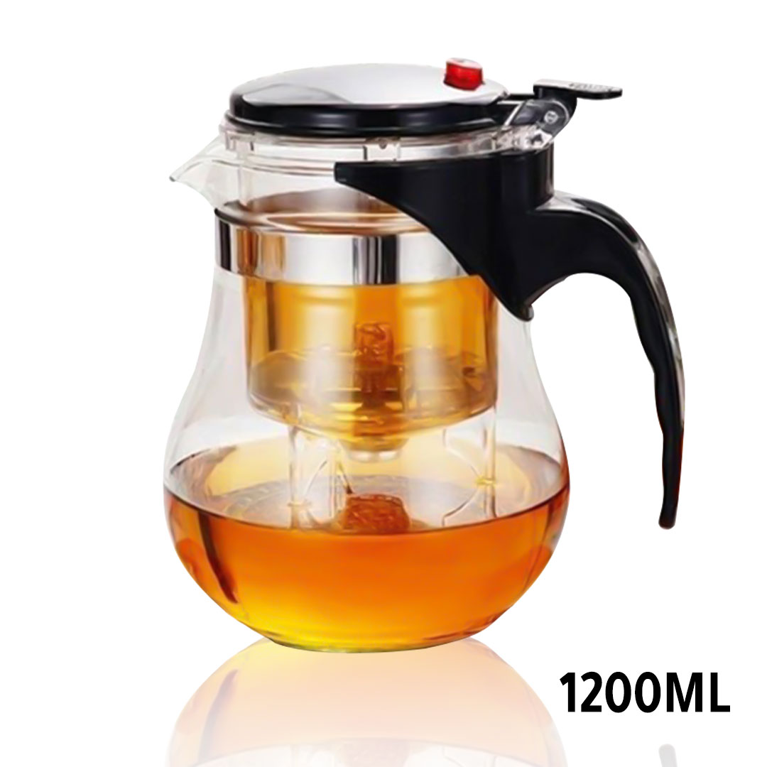 Coffee tea herbal drinks glass maker 1200ml