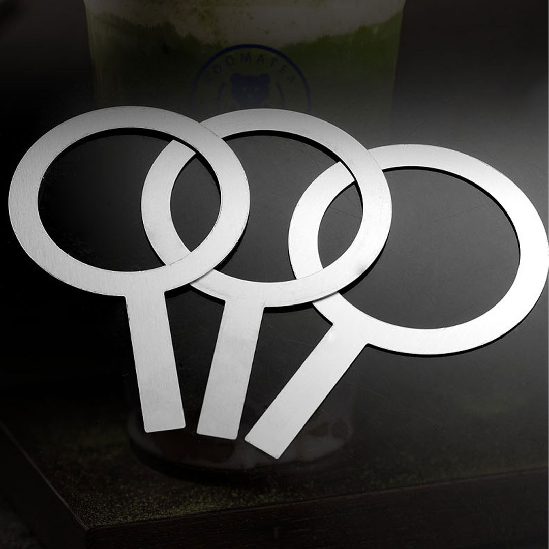 Coffee stainless steel ring trays set of 3 pcs G-1348