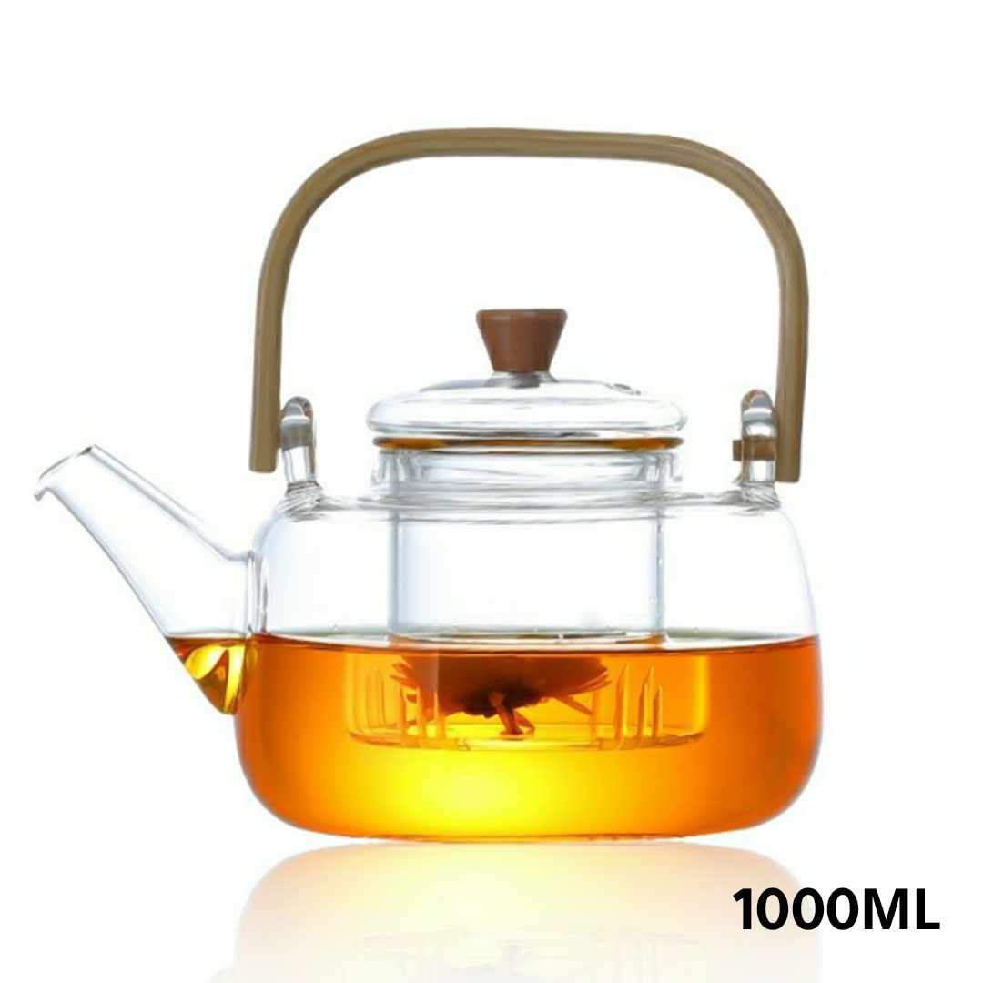 Tea and herbal glass jug 1000ml G-1393