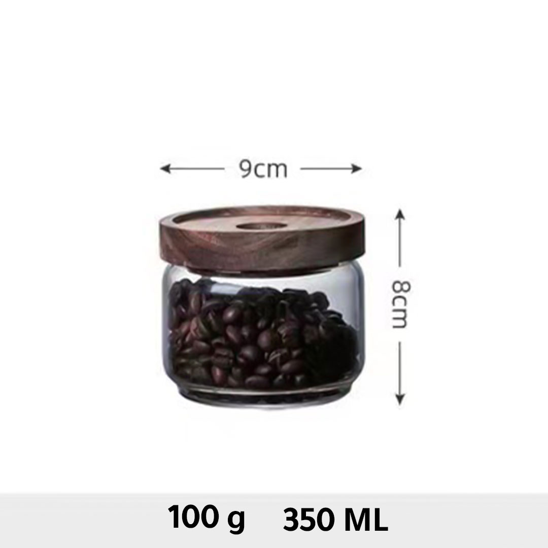 Coffee beans glass container 100G