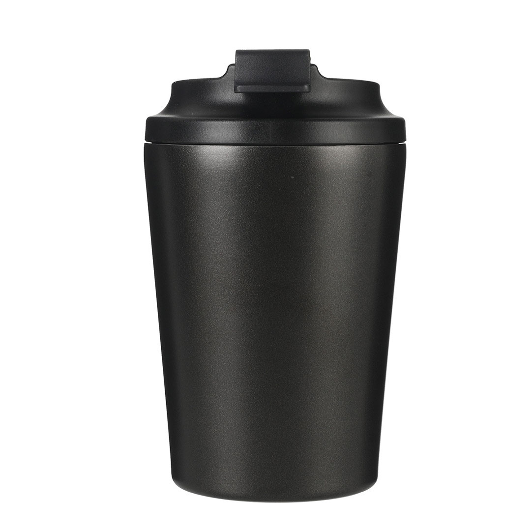 Coffee vacuum cup SS304 350ml black H-211