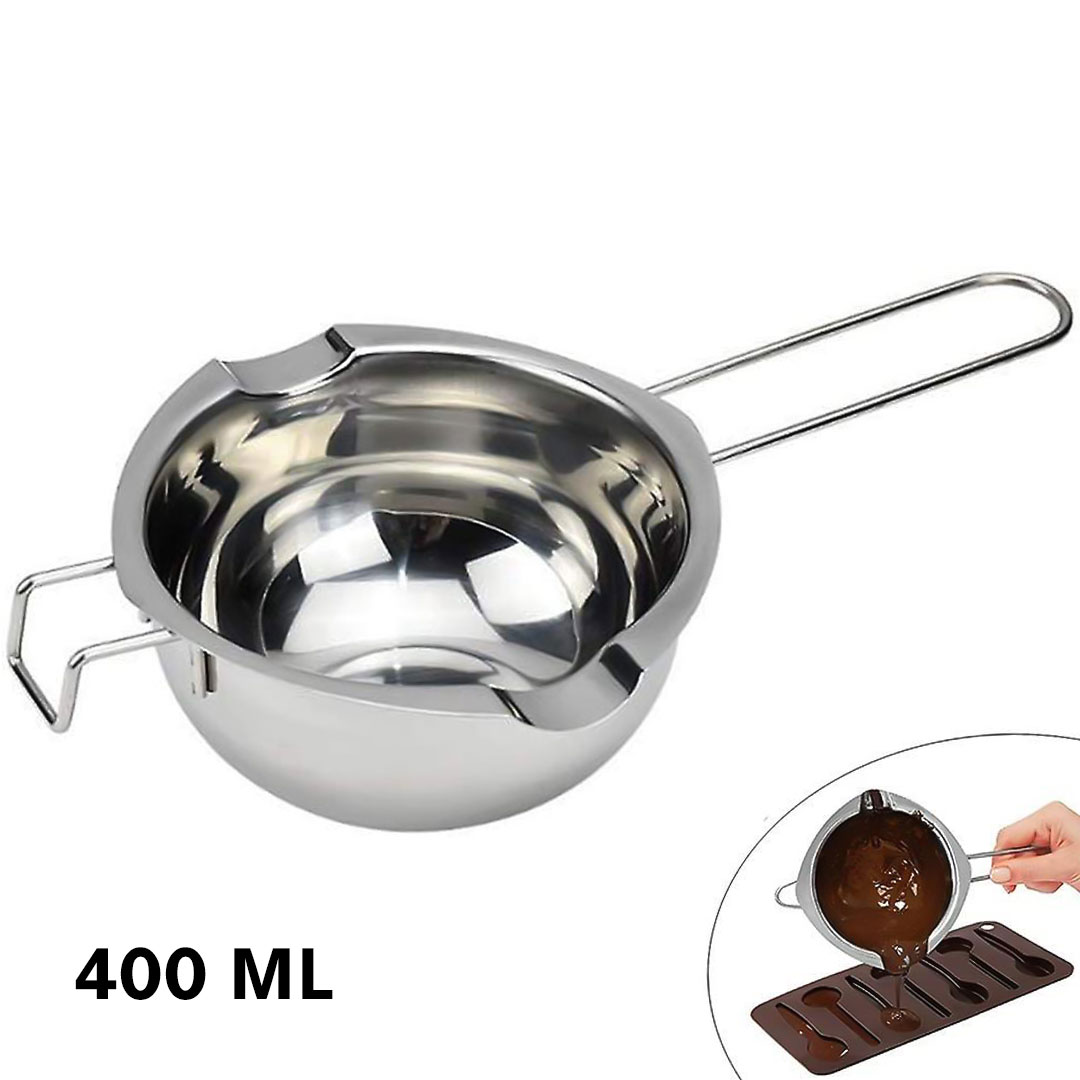 Chocolate melting pot stainless steel 400ml H-399