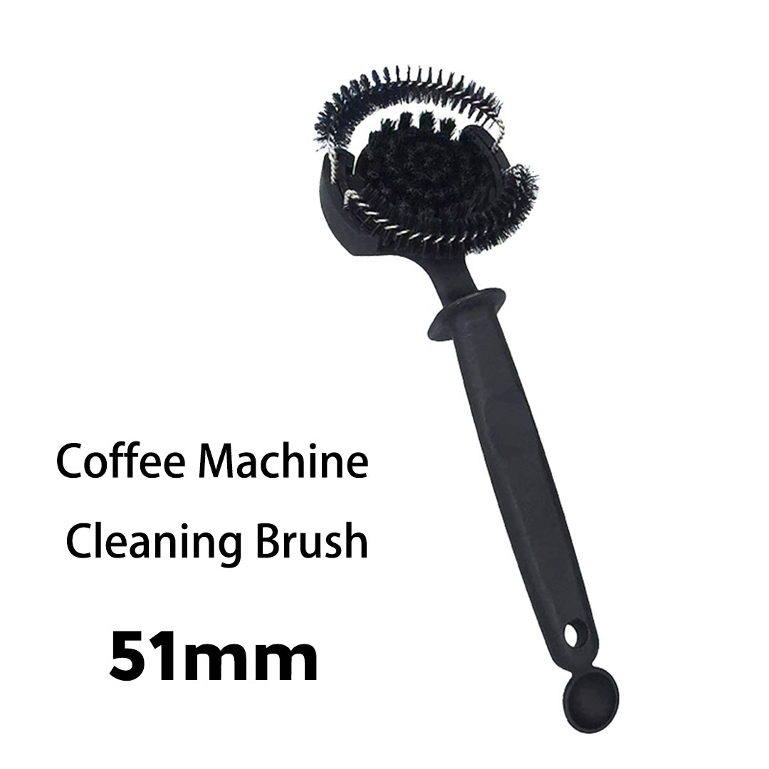 Coffee grouphead brush cleaning tool black 51mm H-589