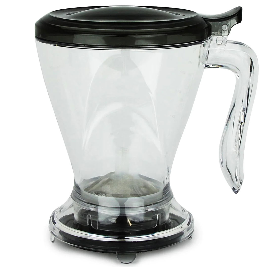 Coffee and tea brewing dripper with valve H-813