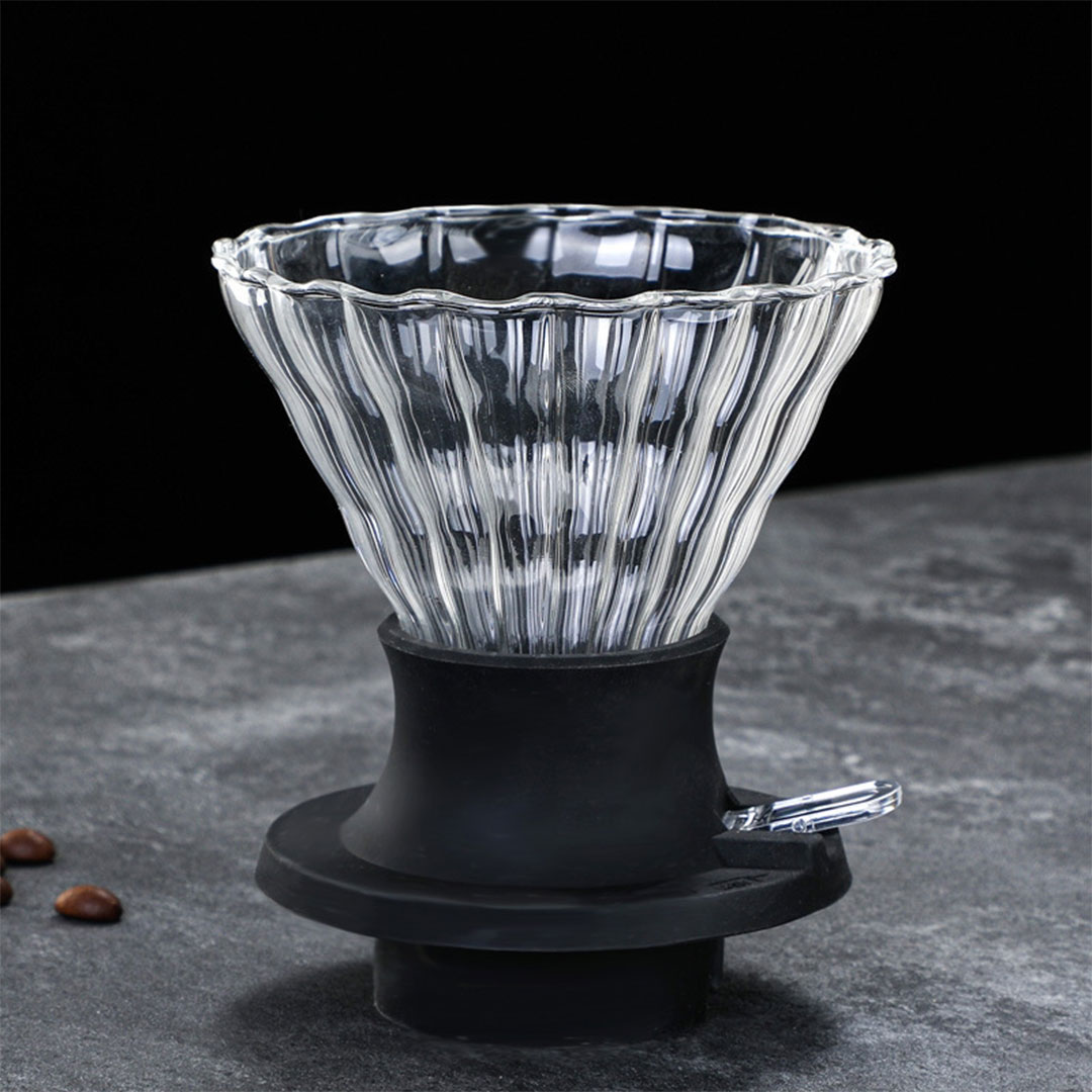 Coffee glass dripper 02 with valve