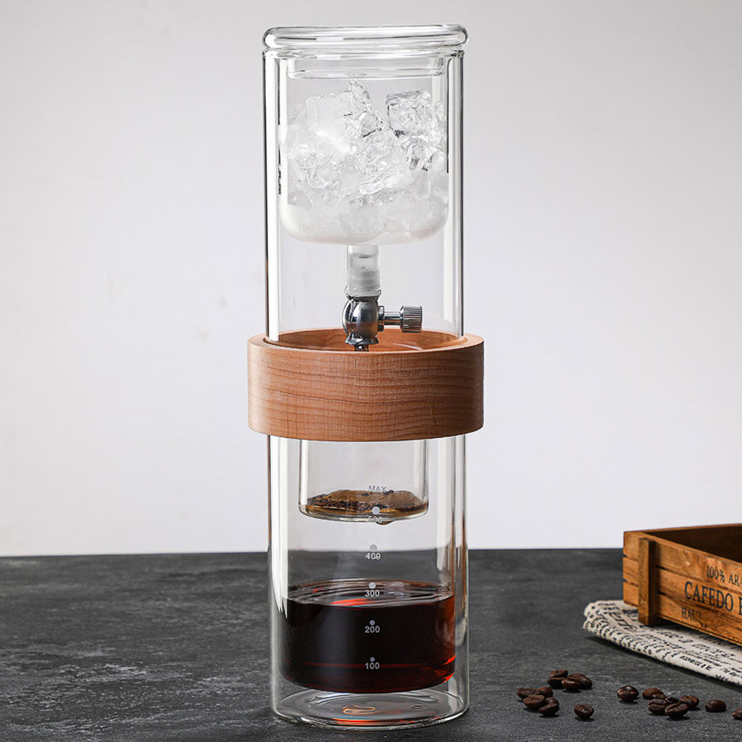 Coffee glass cold brew maker H-1355