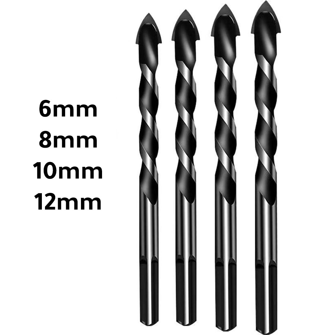 Tools SDS drill bit set stone concrete and ceramic 6mm 8mm 10mm 12mm H-1513