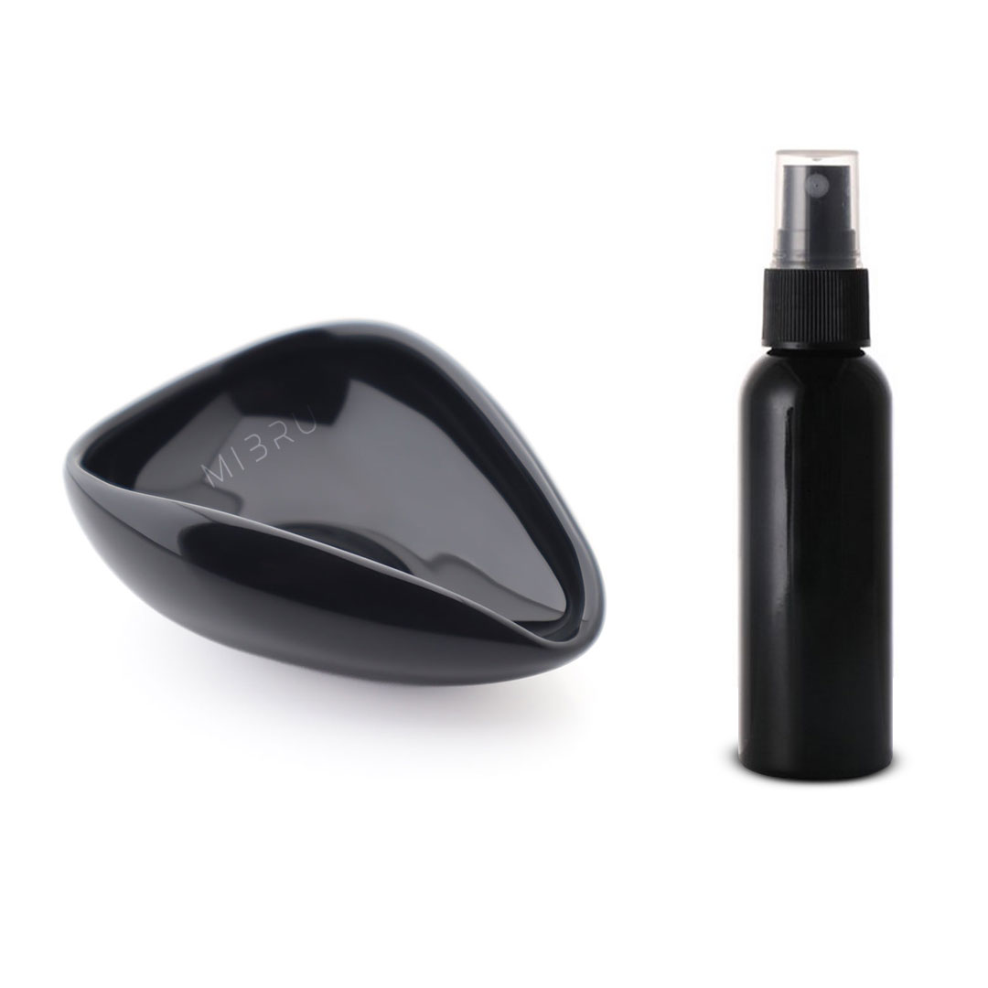 صحن وزن للقهوة و الشاي اسود مع بخاخ ترطيب 