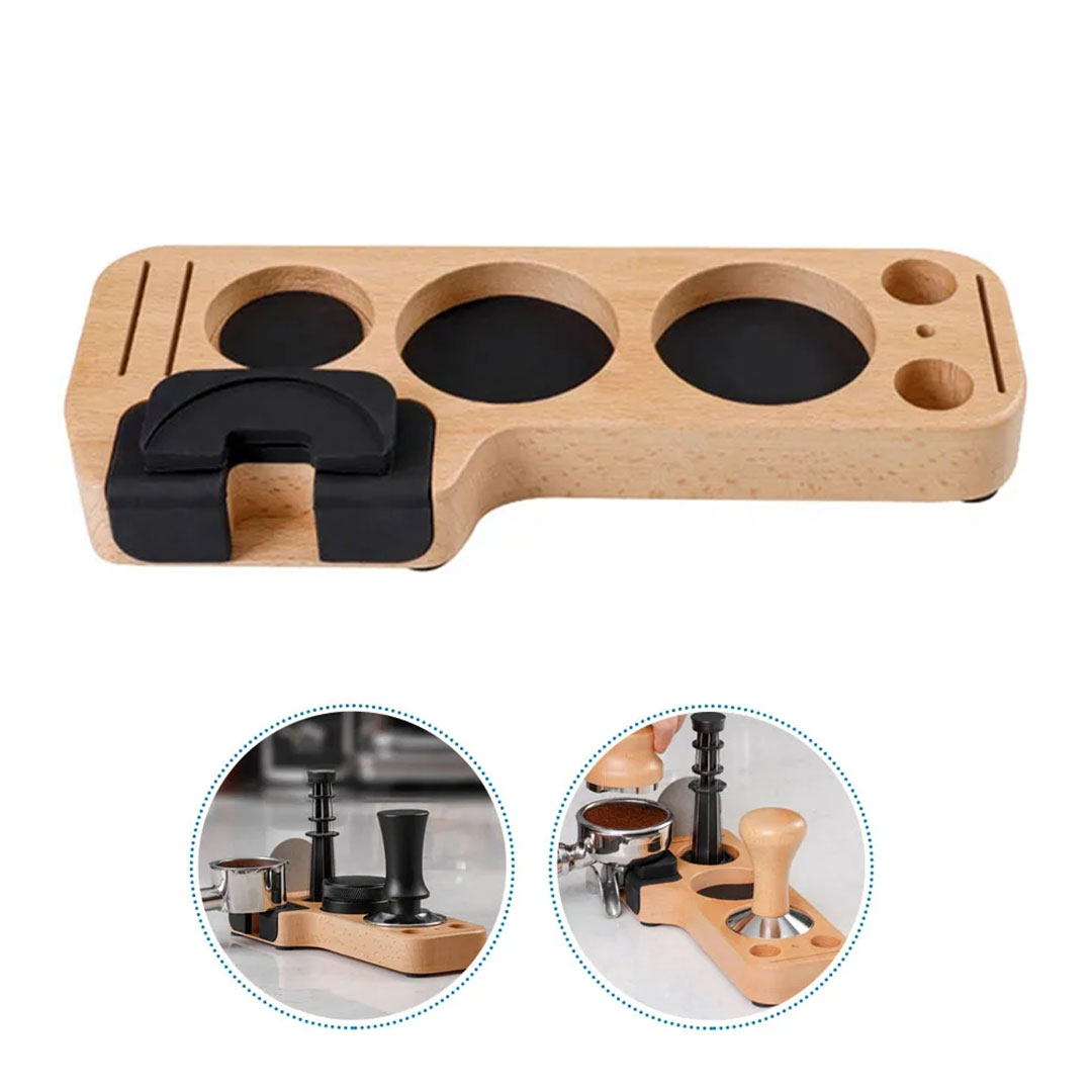 Coffee espresso tamping and accessories base H-1796