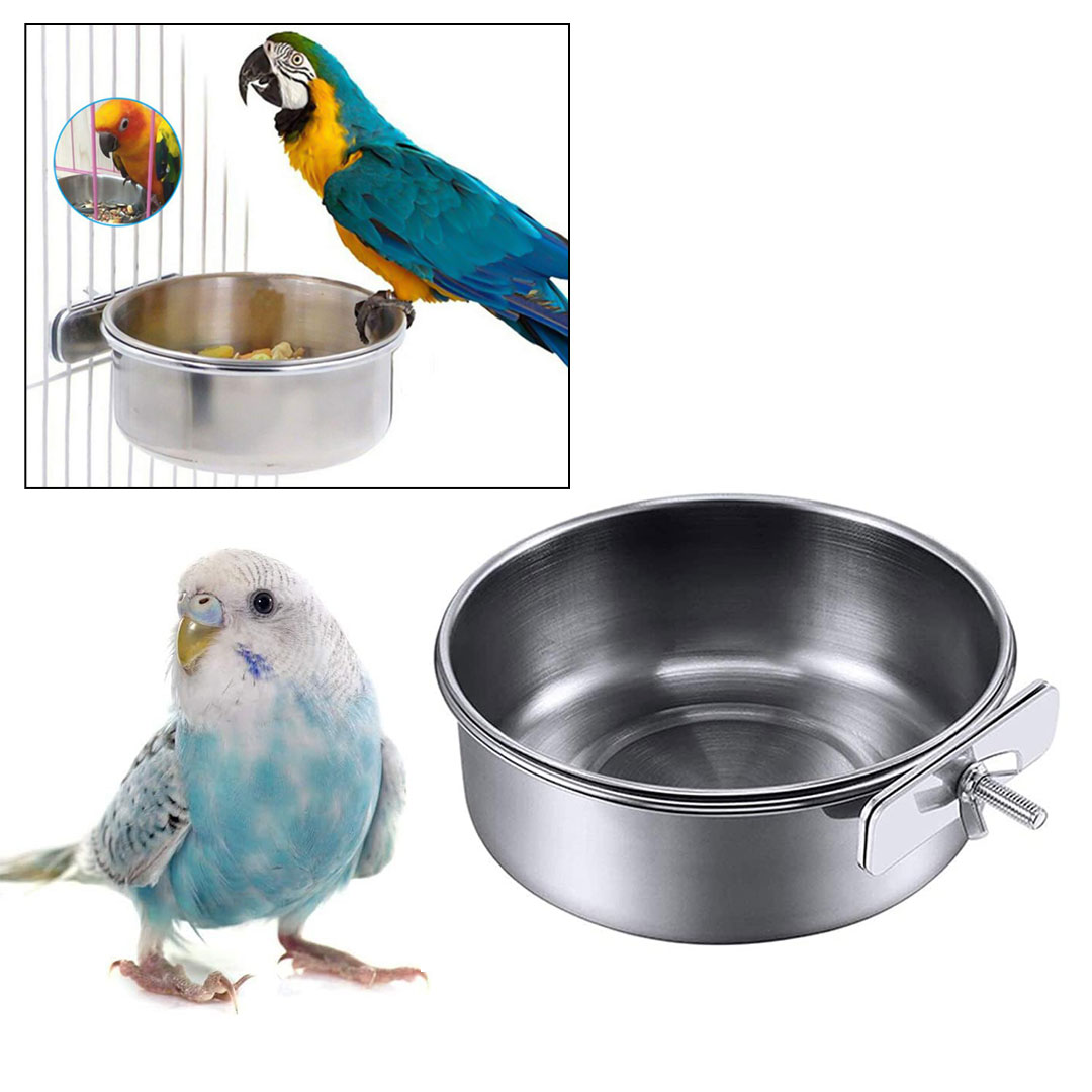 Birds stainless steel plate feeder 10cm