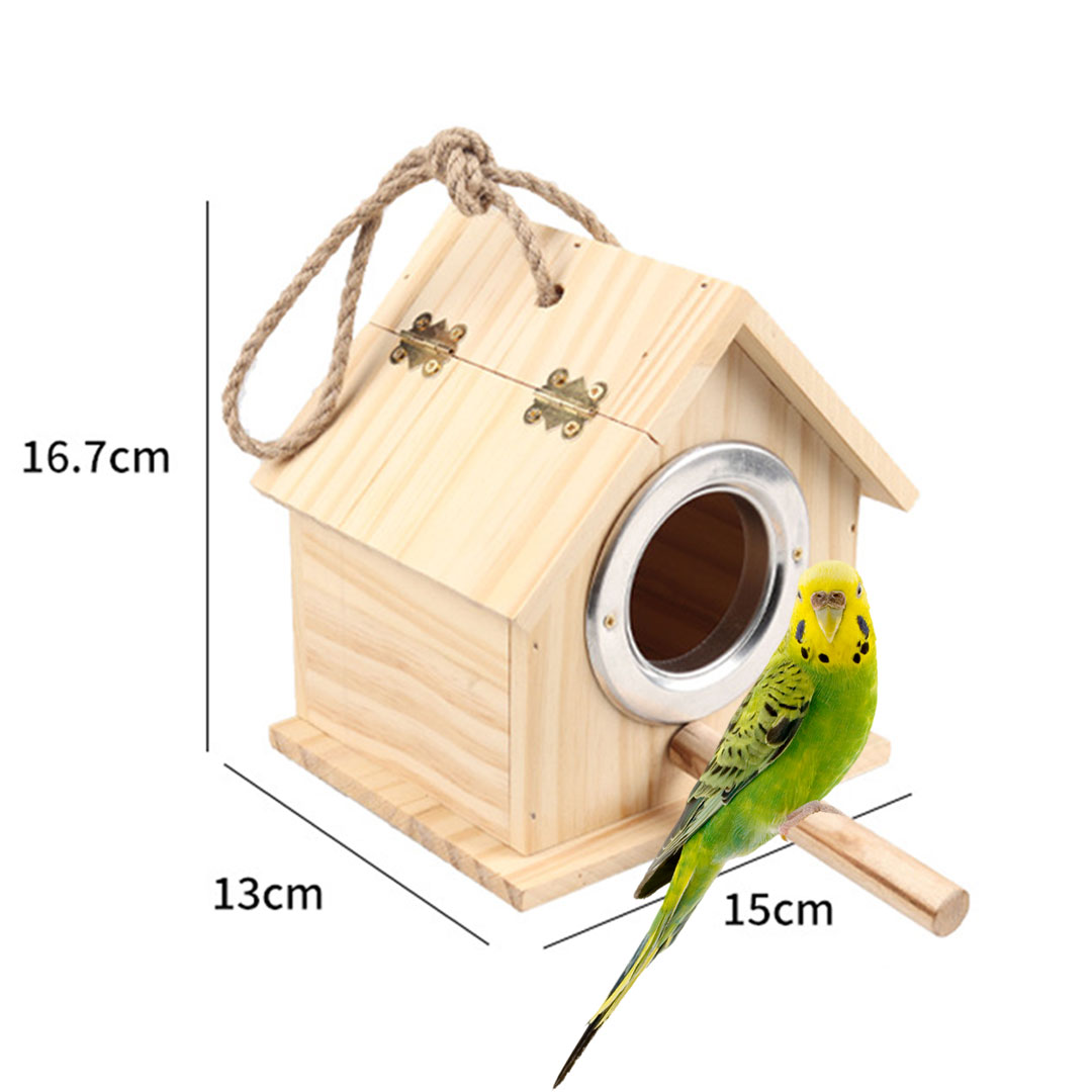 Birds wooden house nest H1559