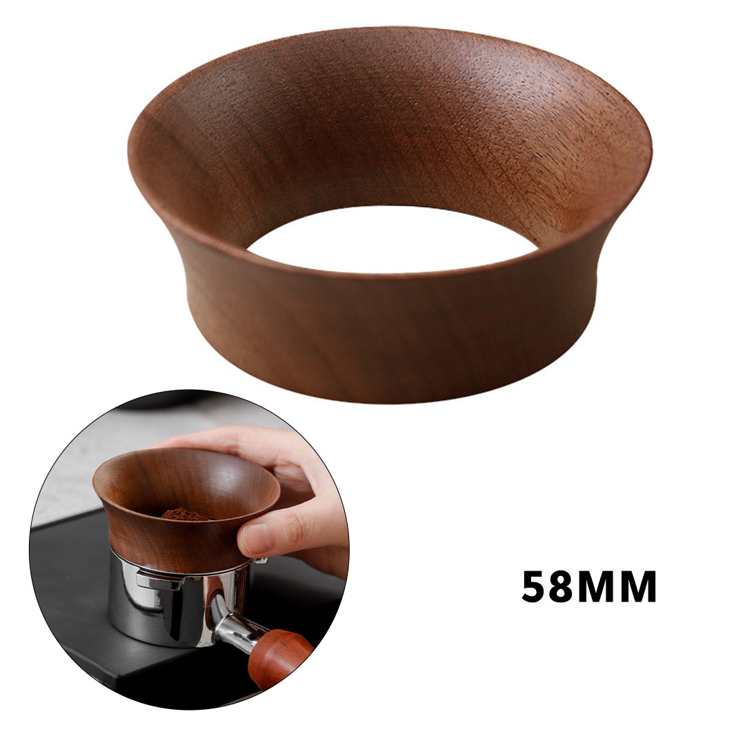 Coffee Walnut flannel ring anti-fly powder ring 58mm