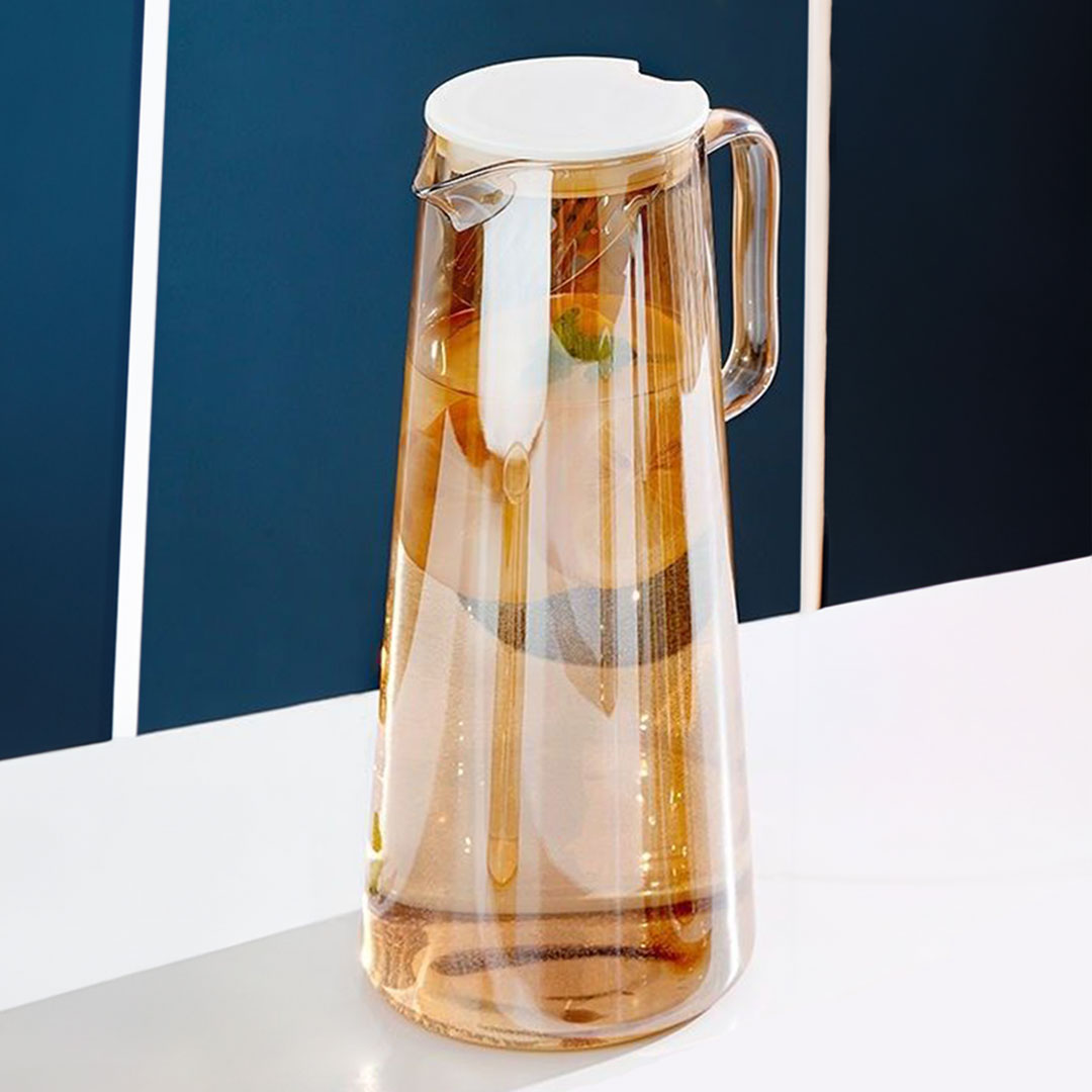 Glass juice and cold drinks glass jug 1800ml H-2009