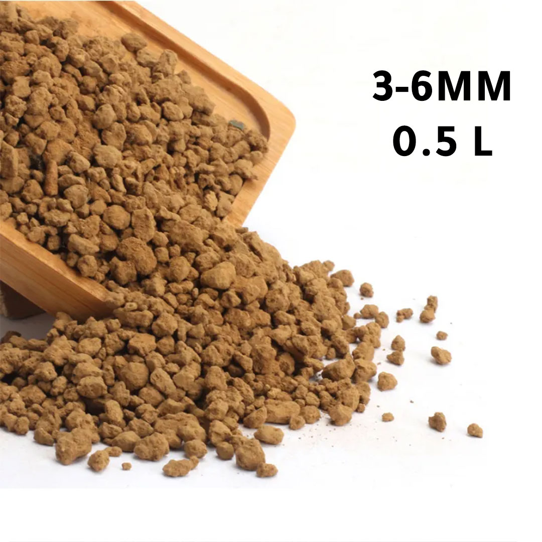 Natural akadama soil 3-6mm 0.5L