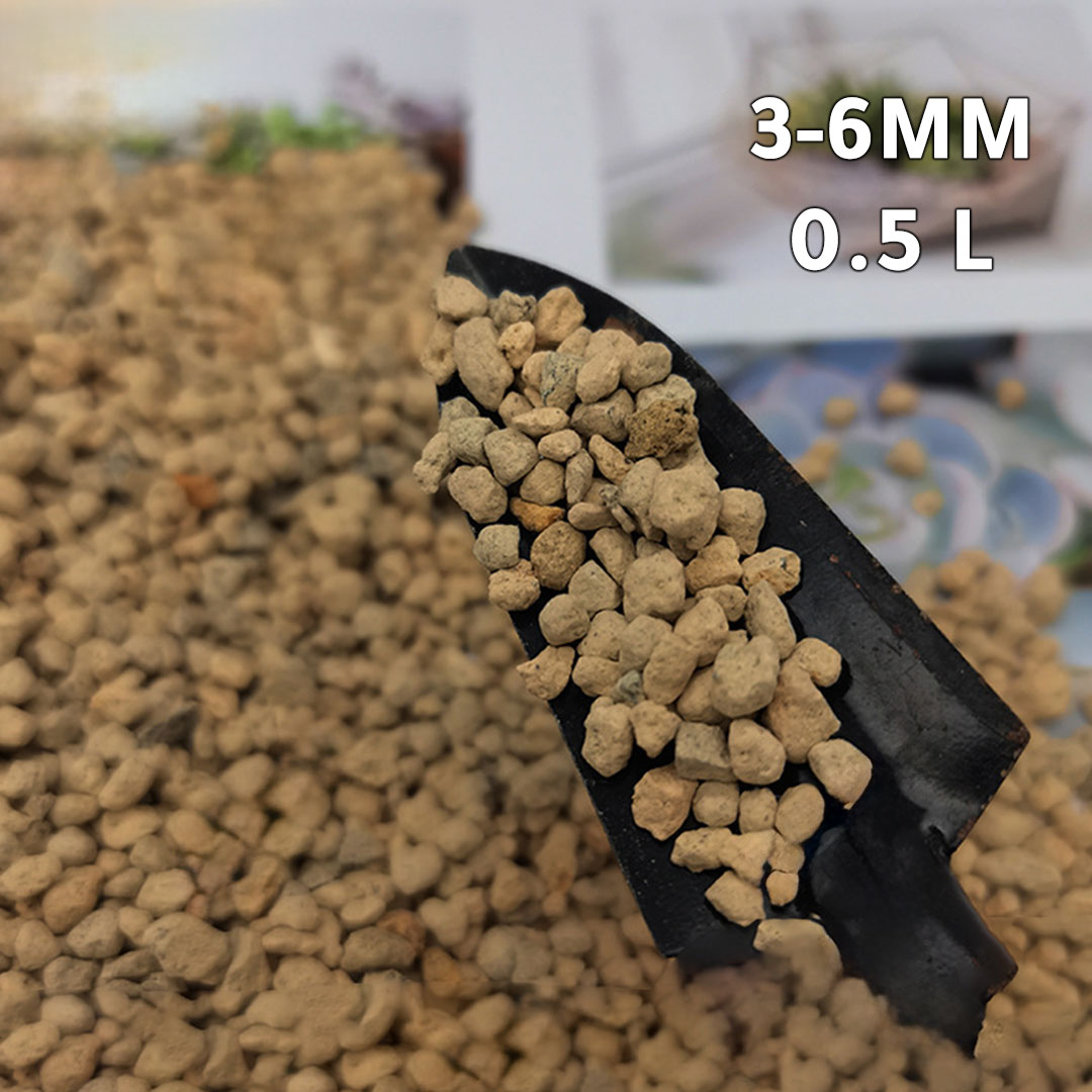 تربة كايرو اليابانية للبونساي و النباتات المائية حجم0.5 لتر حبيبات 3-5مم