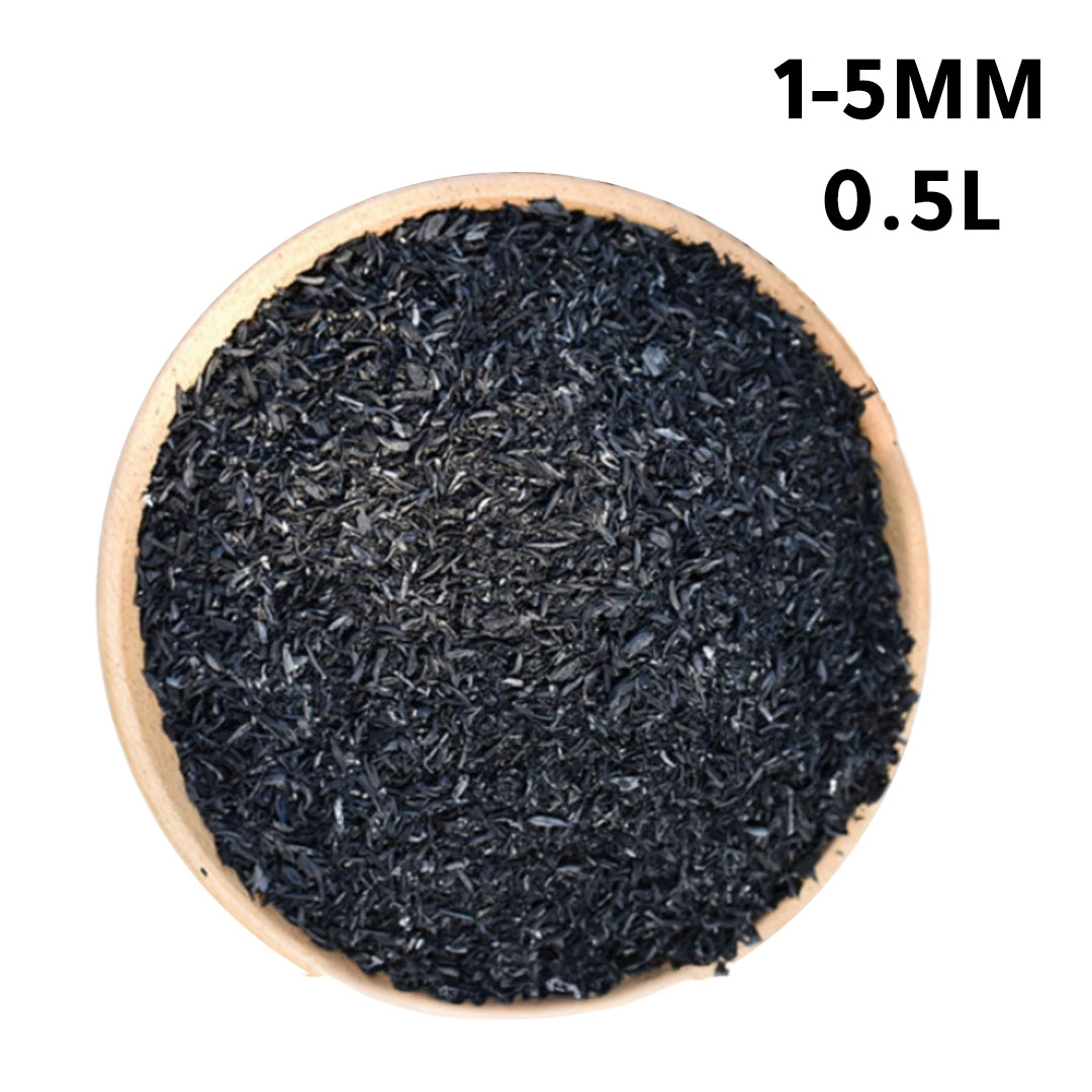 Natural rice husk charcoal 1-5mm 0.5L
