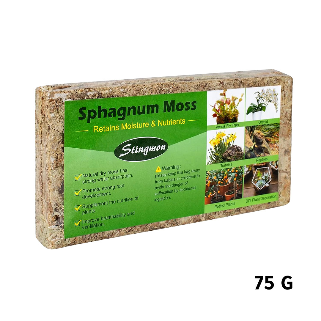 Compressed sphagnom moss 75G