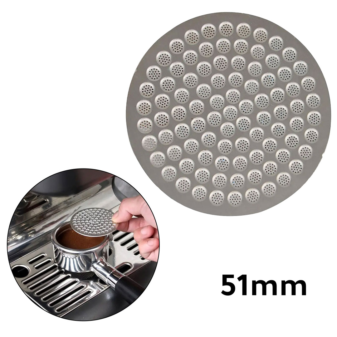 Coffee espresso competition bottom shower screen delonghi 51mm from mibru