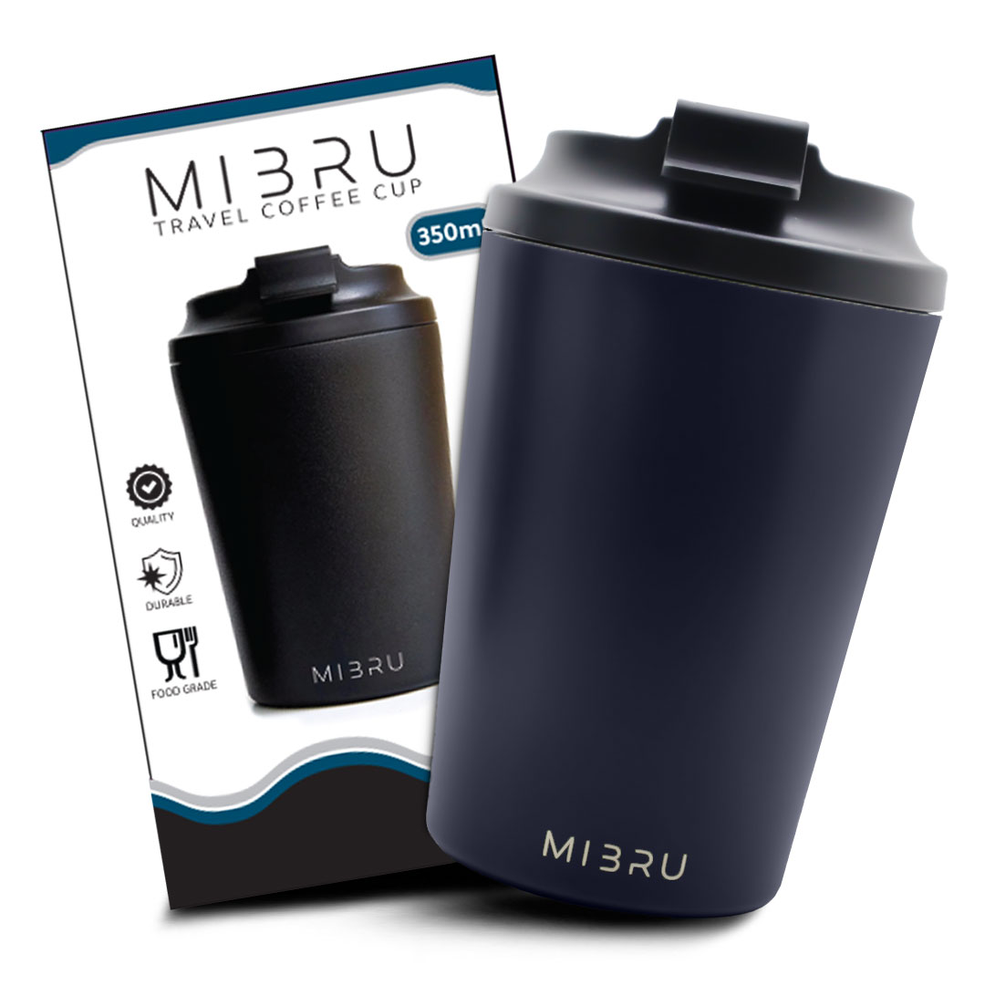 Coffee Thermo Cup 12oz navy from mibru