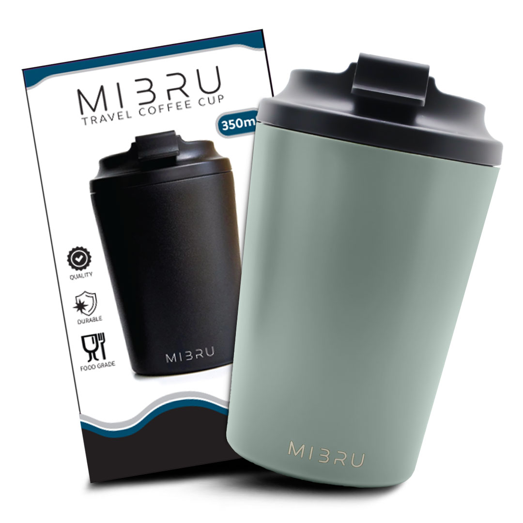 Coffee Thermo Cup 12oz ash from mibru