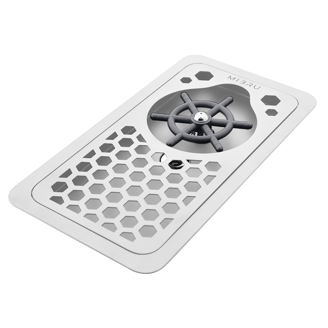 Coffee rinser SS mini silver MIBRU MRM-01