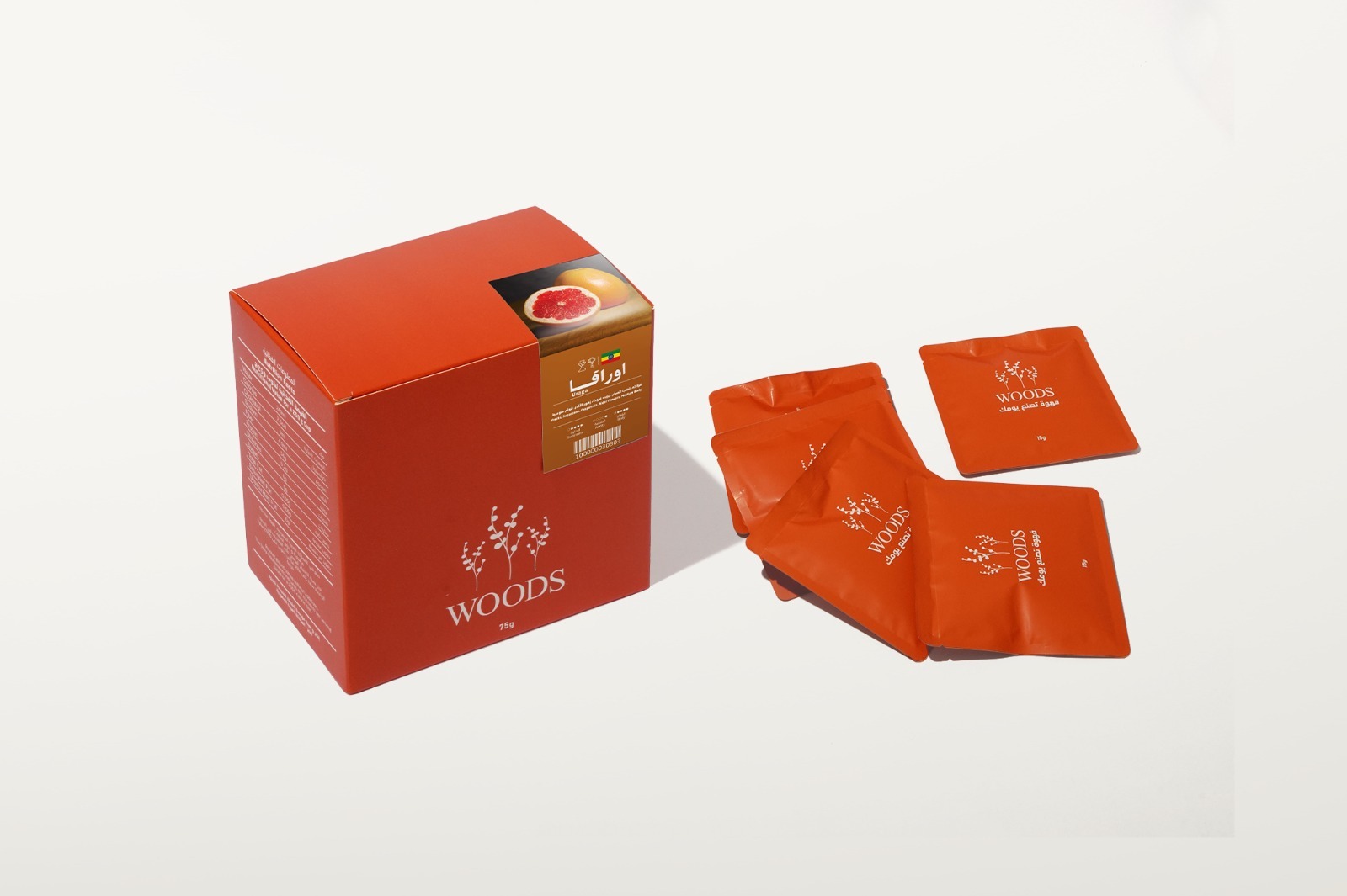 COFFEE BEAN BOX WOODS ETHIOPIA URAGA 5X15G