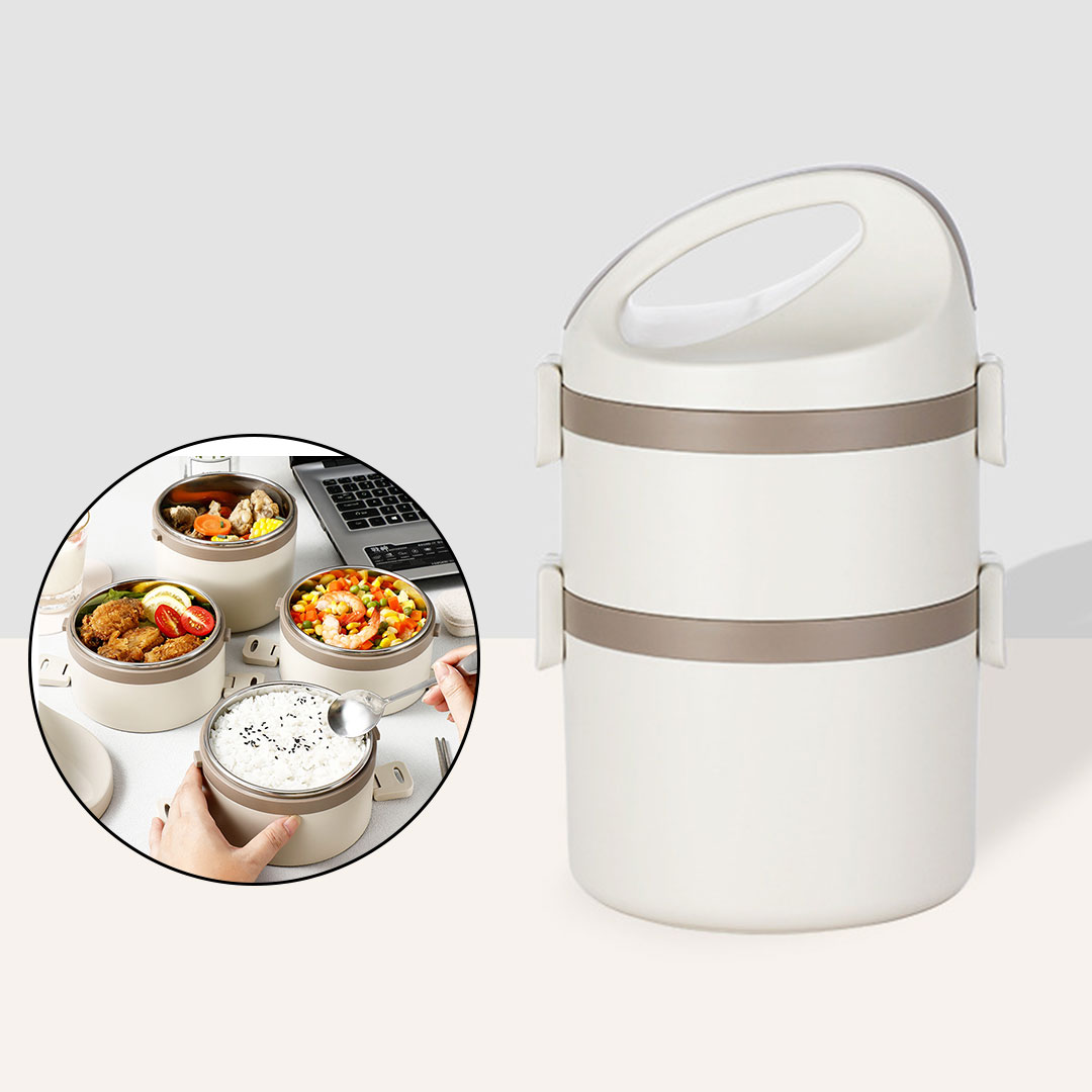 food thermo container 2 layers J-2505