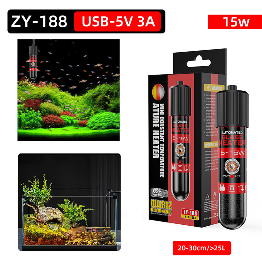 Aquarium USB water heater 15W 