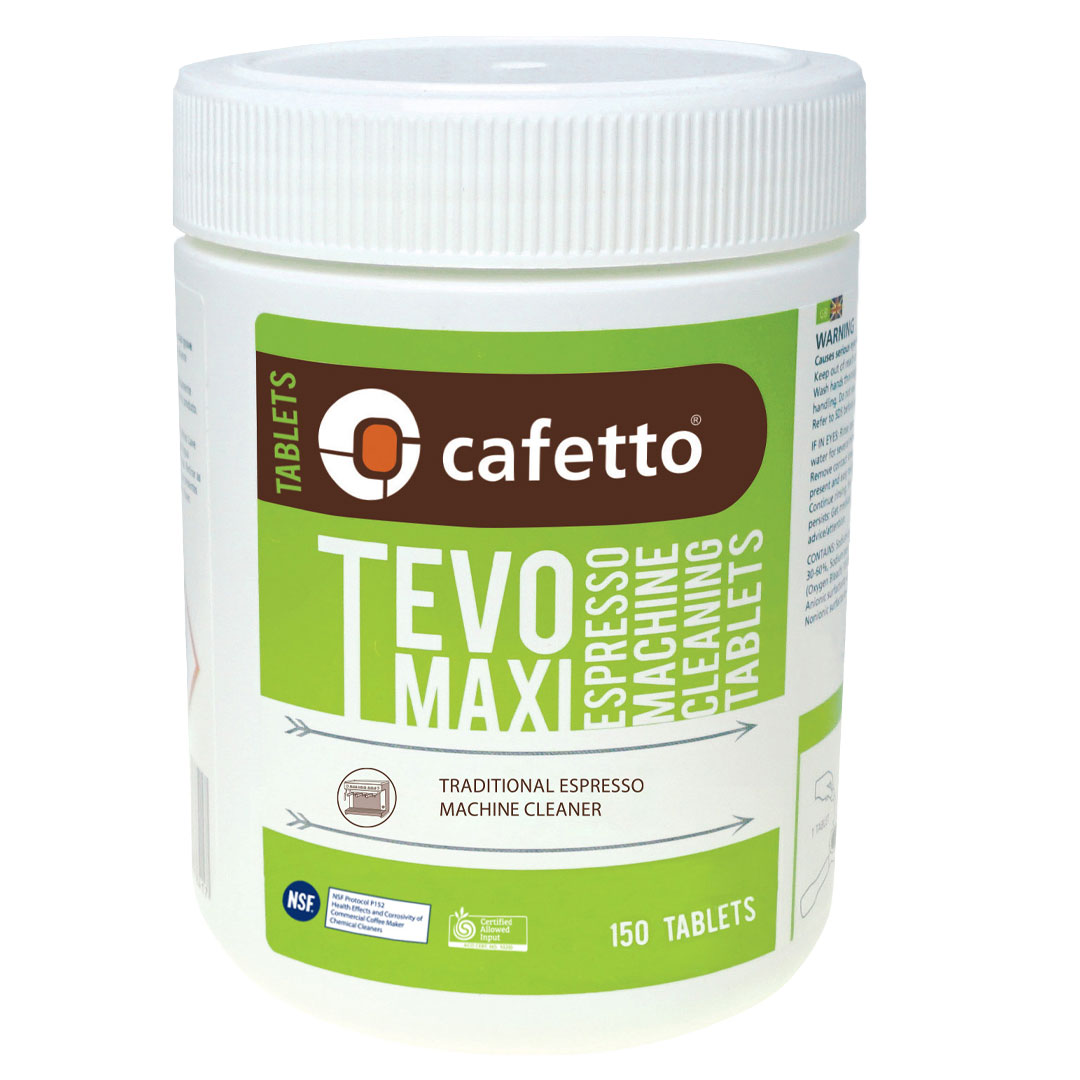 Cafetto E27852 Tevo Maxi Espresso Machine Cleaning Tablets 150