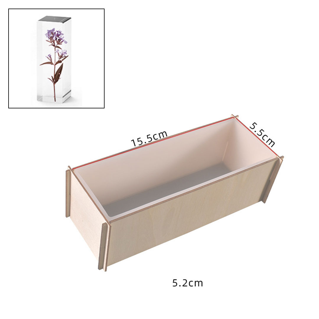 Silicone mold with box for resin and craft J-2558