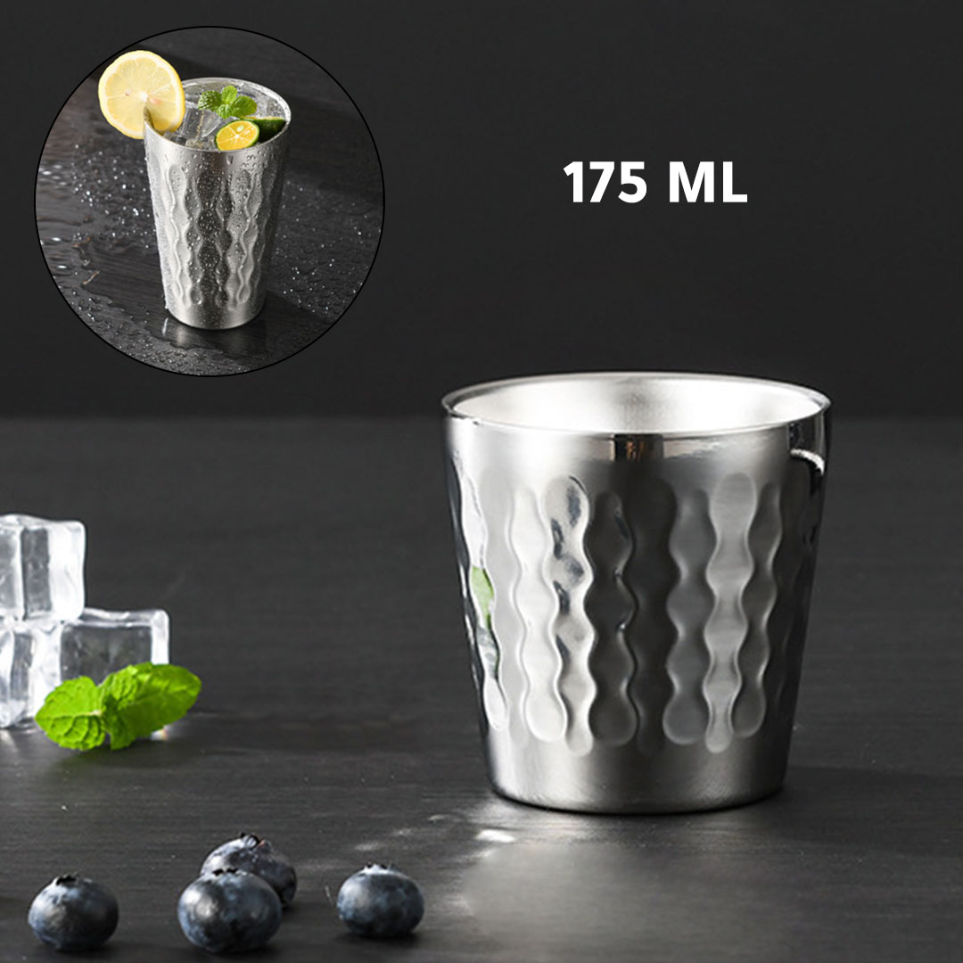 كوب بجدار مزدوج استانليس ستيل سعة 175مل