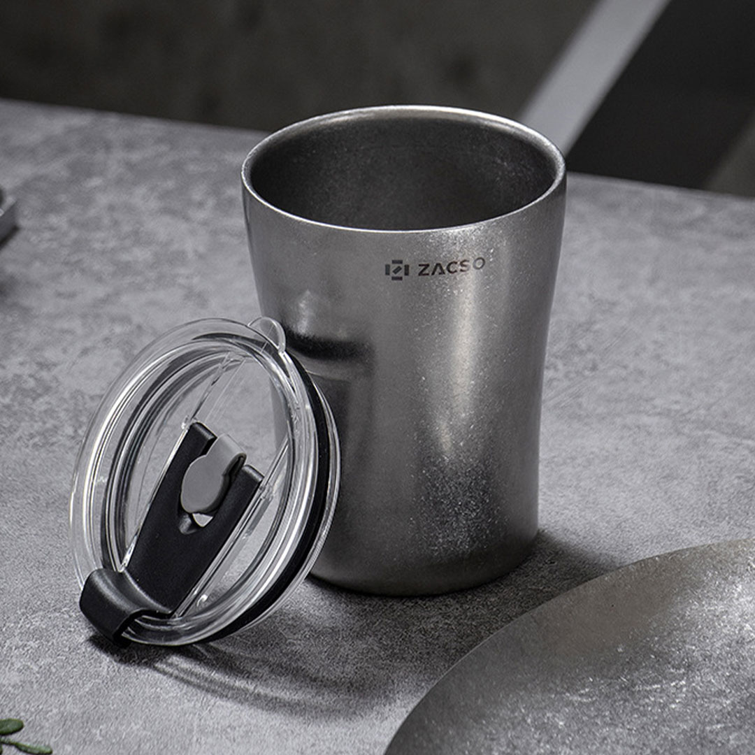 كوب  بجدار مزدوج حافظ للحرارة استانليس ستيل 300 مل