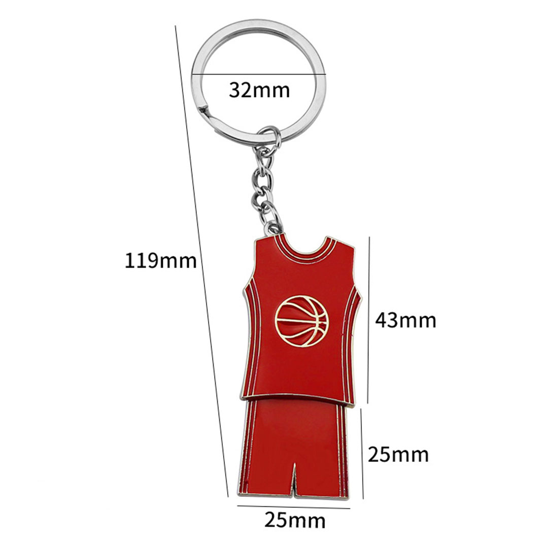 Keychain basketball clothes k-292