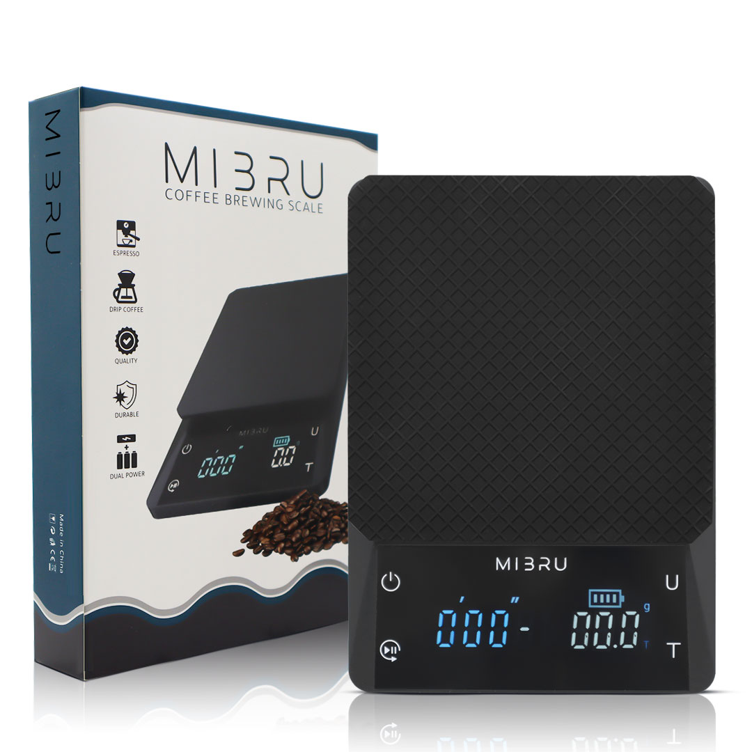 ميزان قهوة رقمي يعمل بالبطاريات و قابل للشحن مقاوم للماء