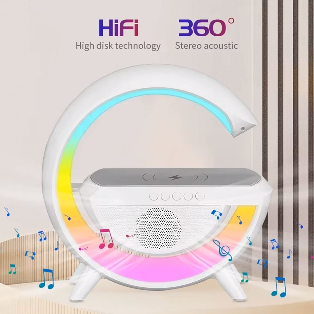 Speaker with lights and wireless charging K-421