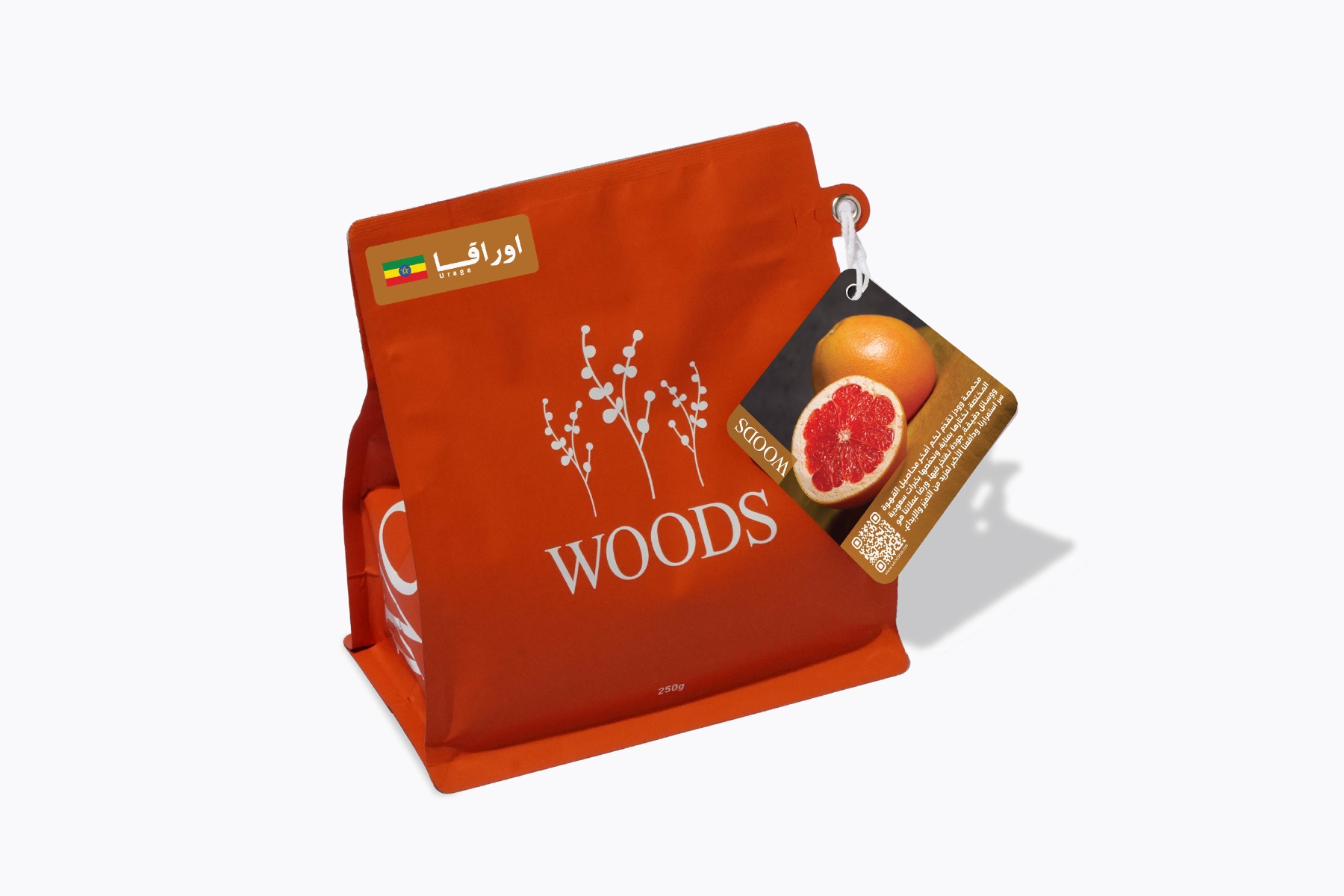 COFFEE BEAN WOODS ETHIOPIA URAGA 250G